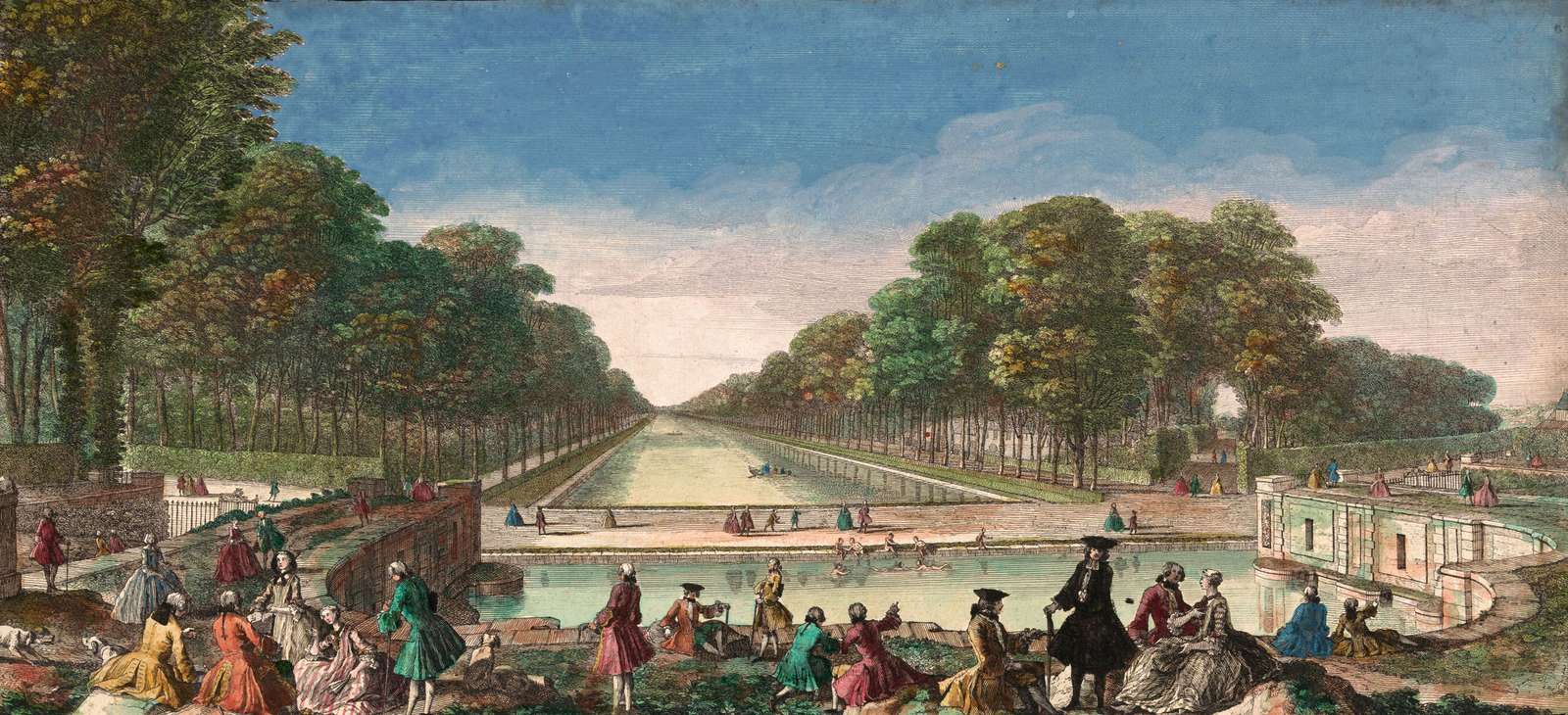Rigaud J -ca1750- Canal Grande, Fontainebleau puzzle online