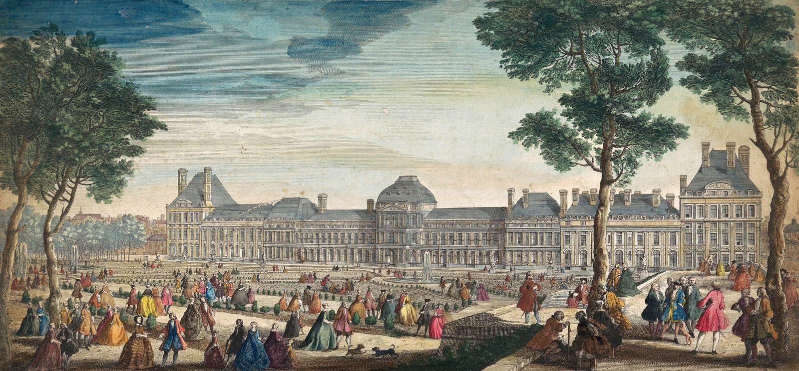 Rigaud J -ca1750- Palais des Tuileries, Paris jigsaw puzzle online