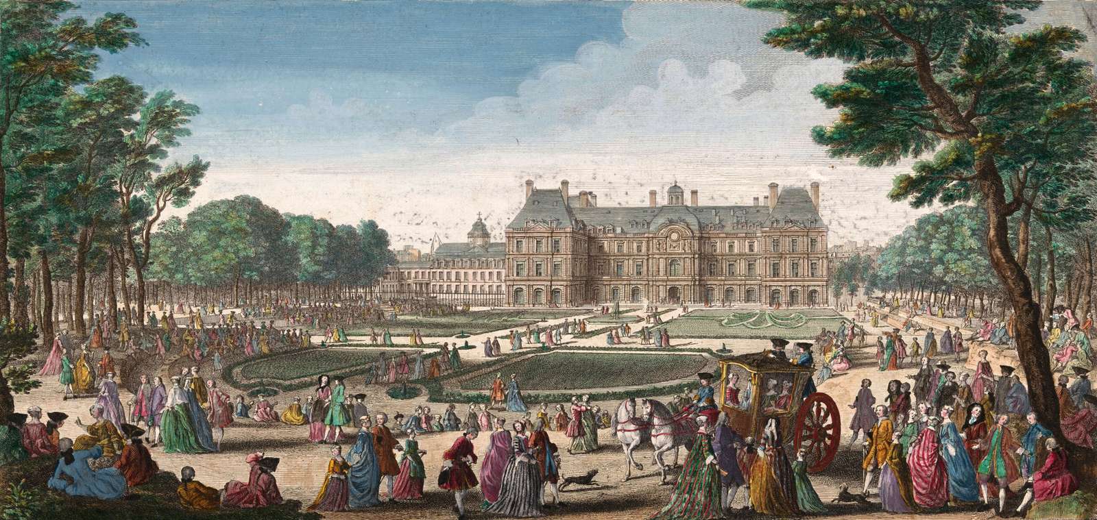 Rigaud J -ca1750- Palais du Luxembourg, Paris jigsaw puzzle online