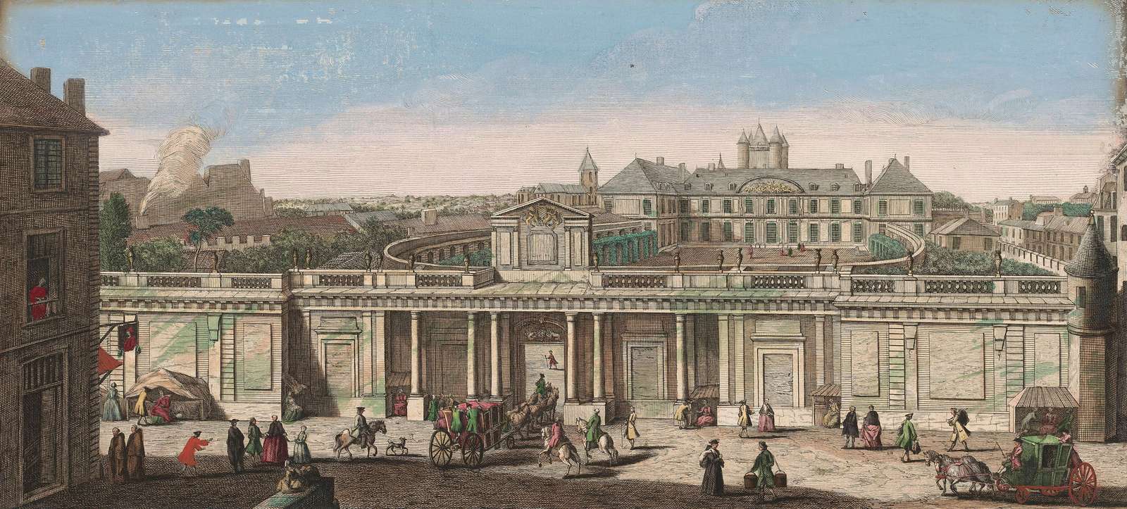 Rigaud J -ca1750- Palais du Temple, Paris online puzzle