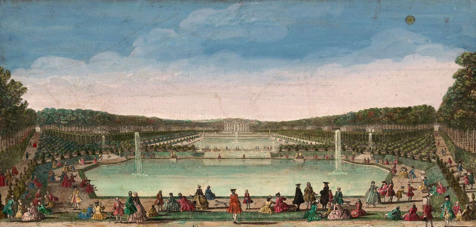 Rigaud J -ca1750- Park of the Chateau de Marli jigsaw puzzle online