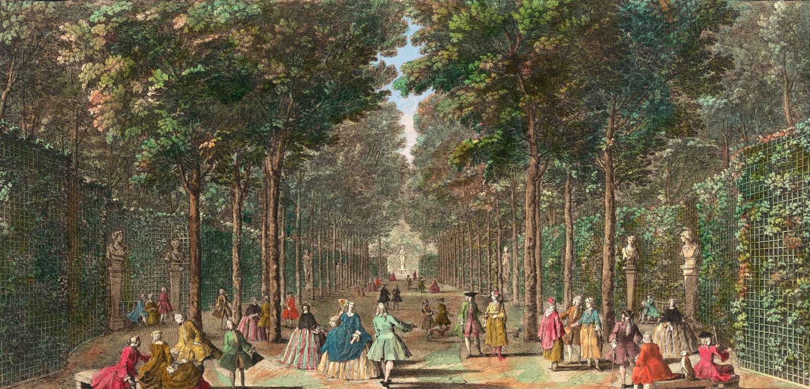 Rigaud J -ca1750- Salle des Marronniers, Versailles online puzzle