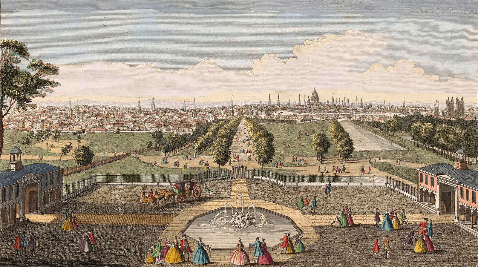 Rigaud J -ca1750- St James Park, London jigsaw puzzle online