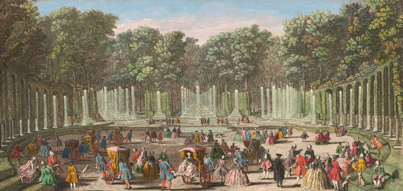 Rigaud J -ca1750-Wald at the Water Theater, Versailles jigsaw puzzle online