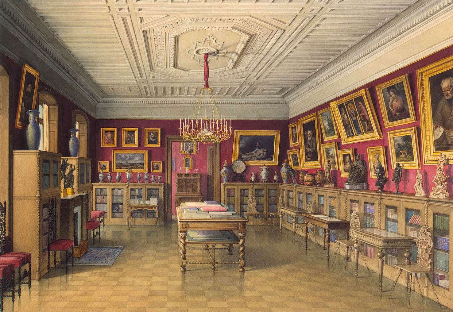 Mayblum J -1865- Library, Stroganoff Palace online puzzle