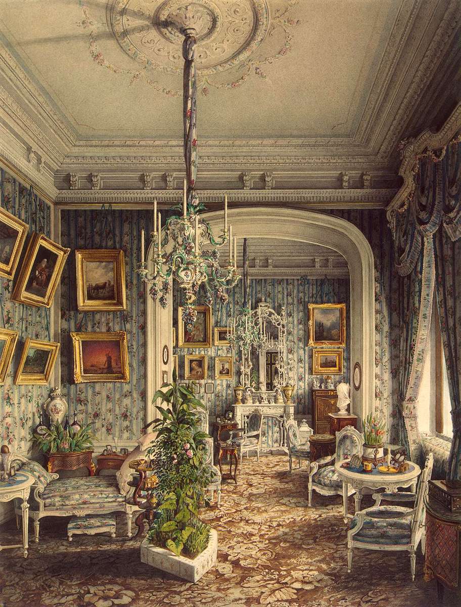 Mayblum J -1865- Boudoir, Stroganoff Palace jigsaw puzzle online