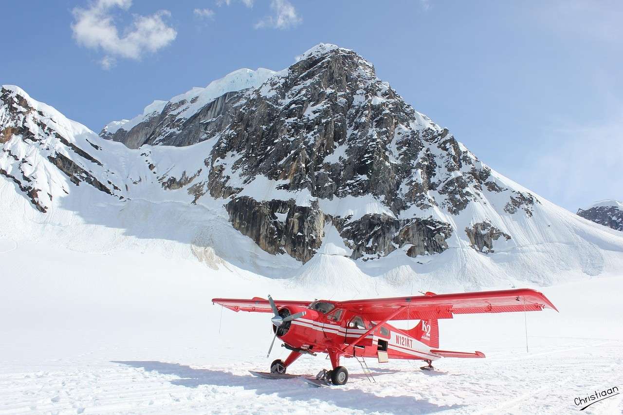 Alpejski, Wysokość, Samolot. puzzle online