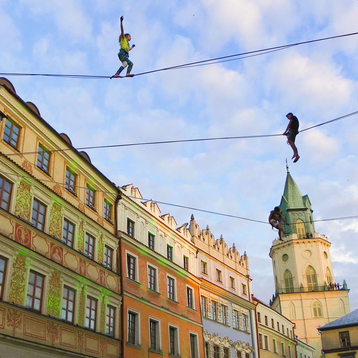 Unter dem Himmel in Lublin Puzzlespiel online