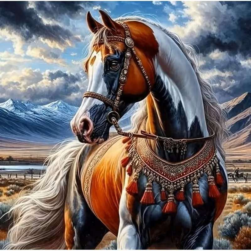 cal într-un ham decorativ jigsaw puzzle online