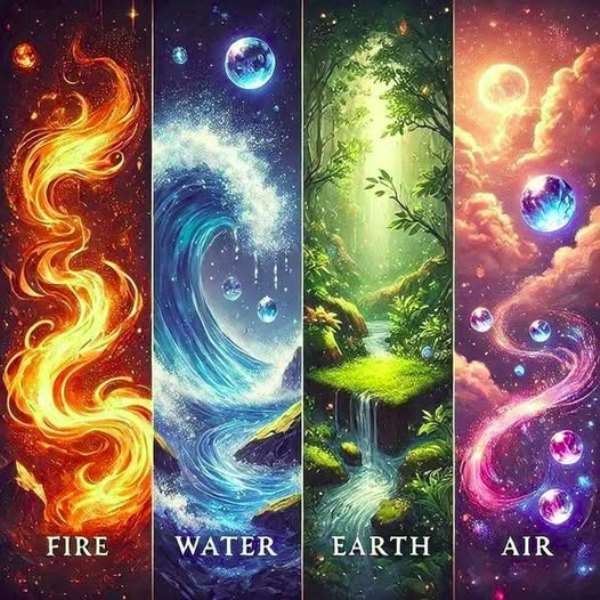 fire water earth air online puzzel