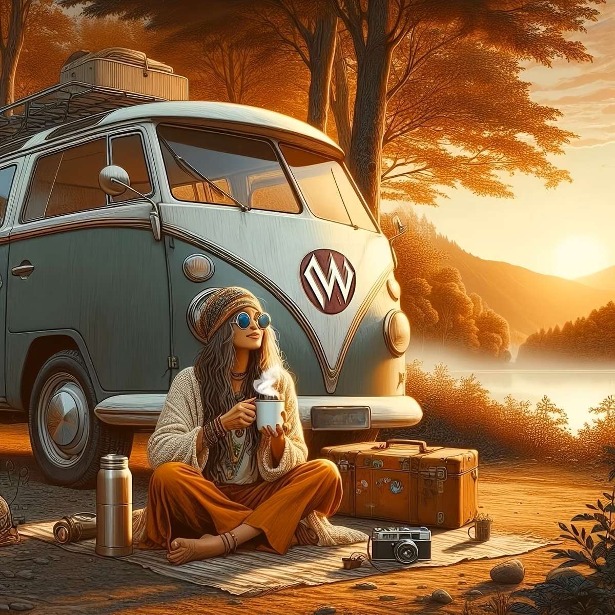 un voyage vers l'inconnu puzzle en ligne