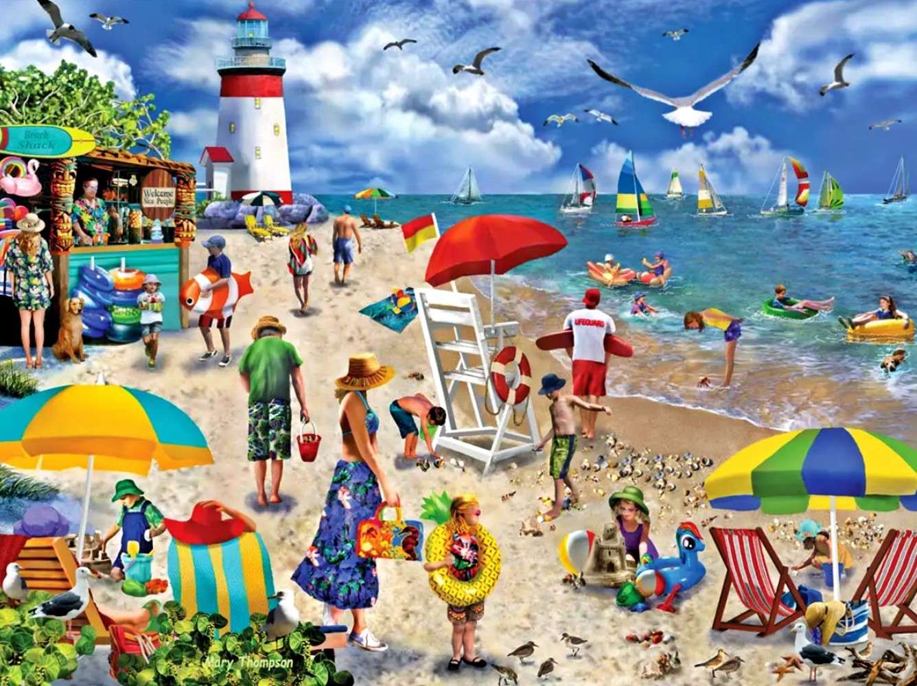 Küstenspaß Puzzlespiel online