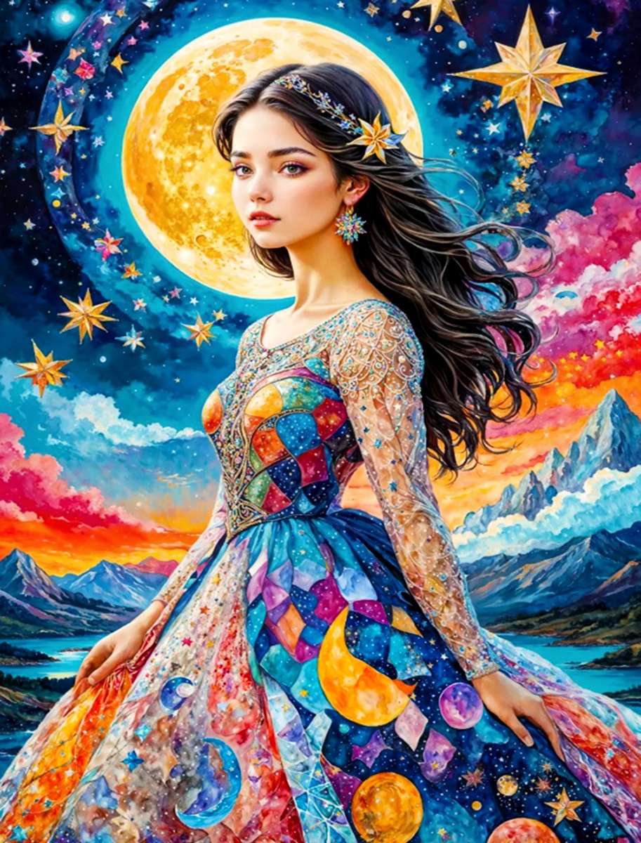 Élégance nocturne puzzle en ligne