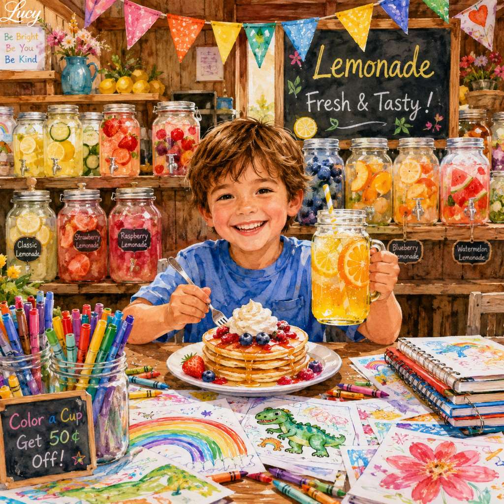 Limonadekraam plezier en creativiteit online puzzel