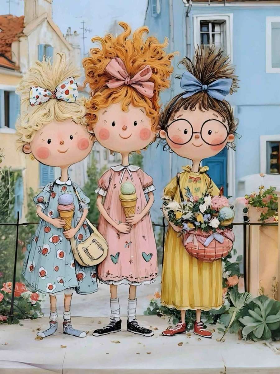 amis inséparables puzzle en ligne