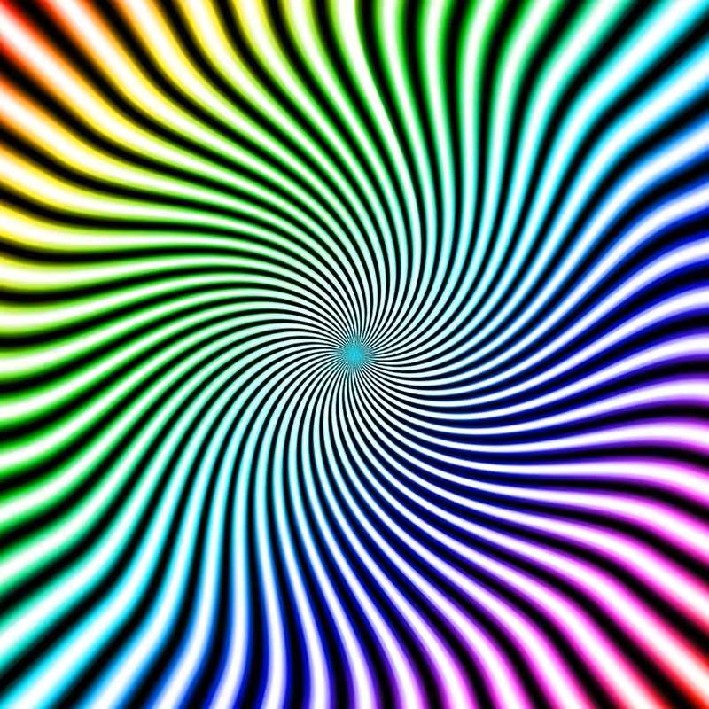 illusion d'optique qui tourne puzzle en ligne