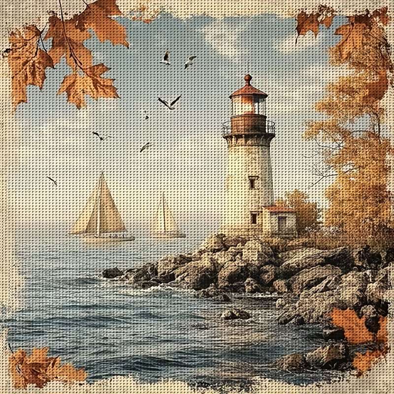 paysage balnéaire avec phare puzzle en ligne
