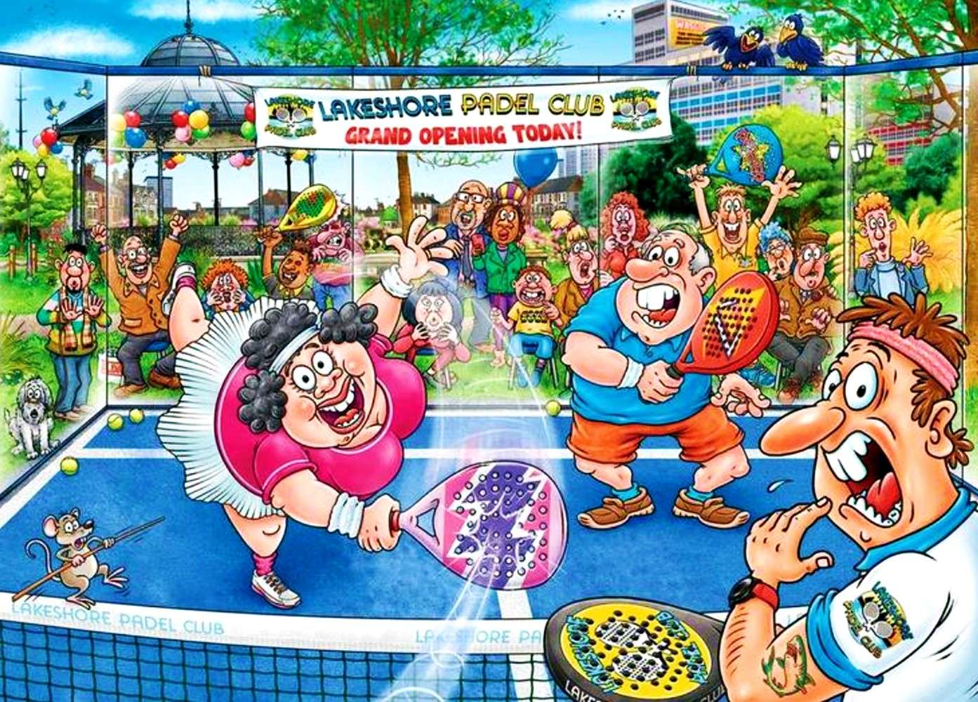 Padel-Panik Online-Puzzle