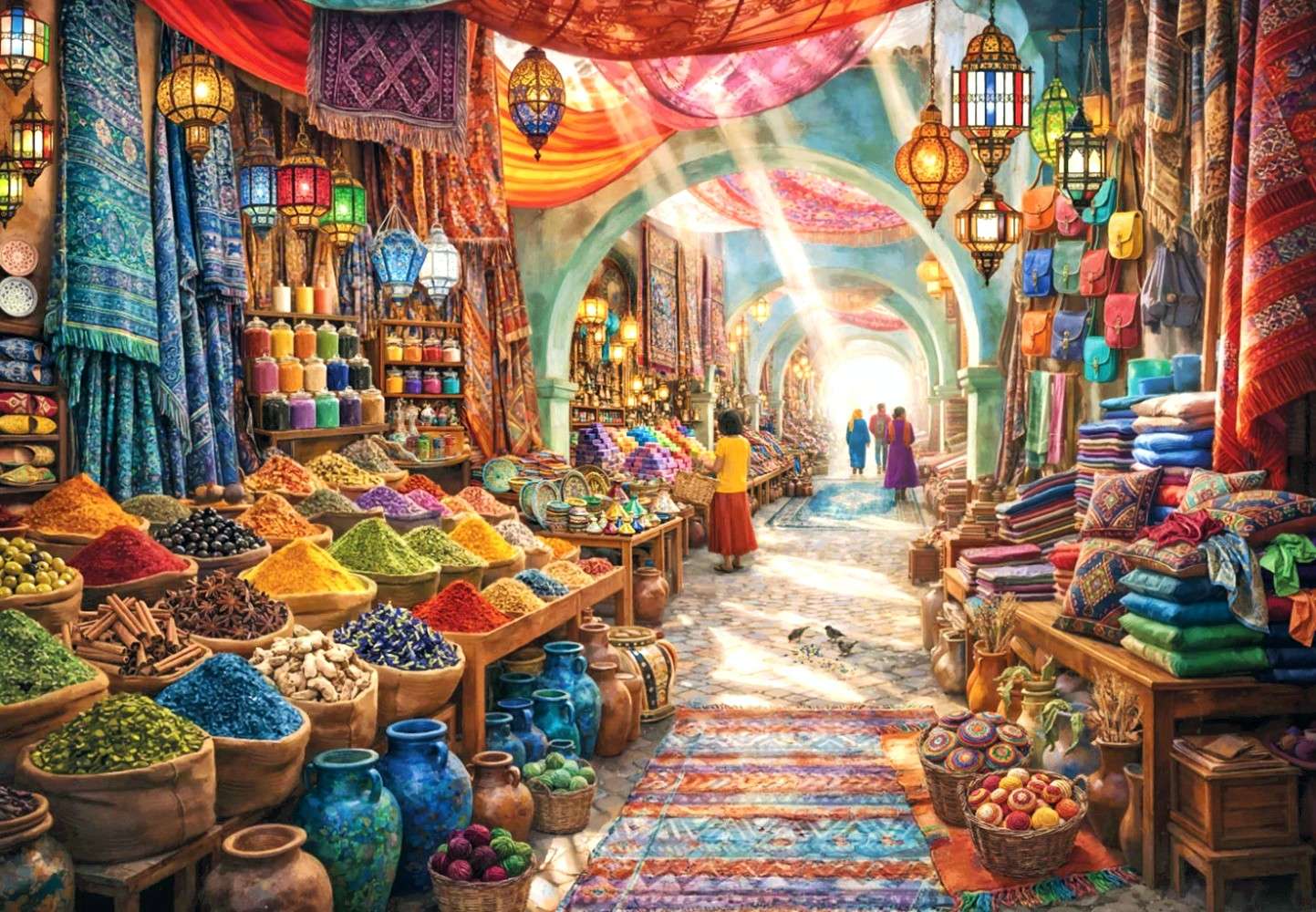 Durchgang zum Marrakesch-Markt Puzzlespiel online