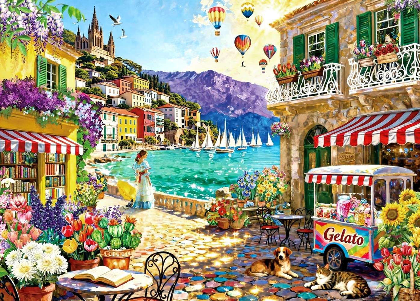 Verzauberte Flucht aus der Küstenstadt Online-Puzzle