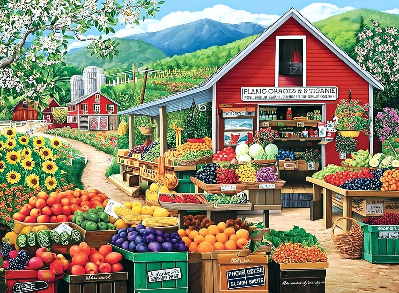Landleben Puzzlespiel online