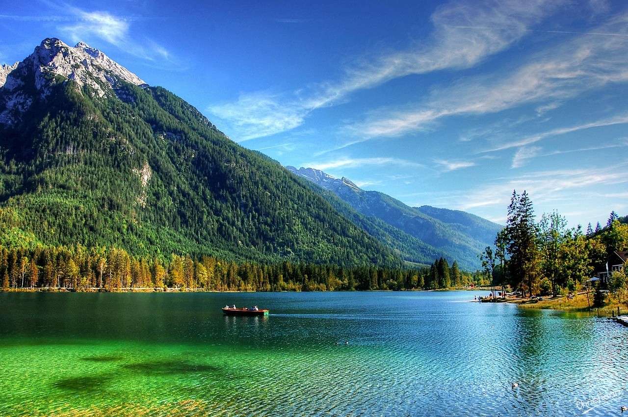 Ramsau, Hintersee Vorpommern, Alpes. puzzle online
