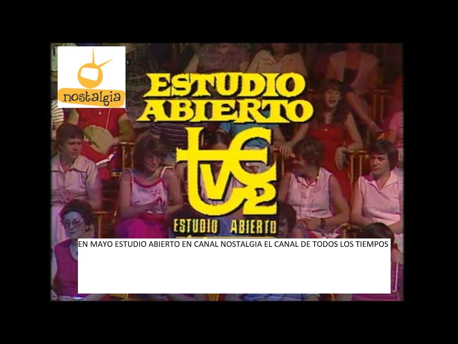 ESTUDIO ABIERTO EN CANAL NOSTALGIA jigsaw puzzle online