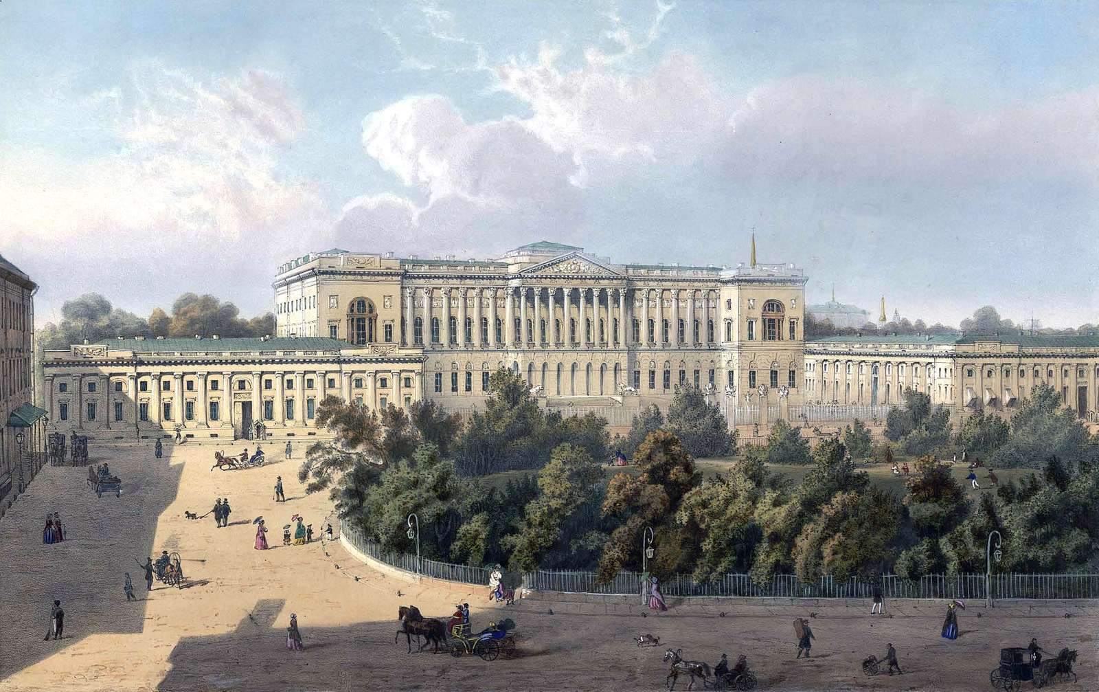 Charlemagne-Baudet JM -ca1850- Palatul Mihailovski puzzle online