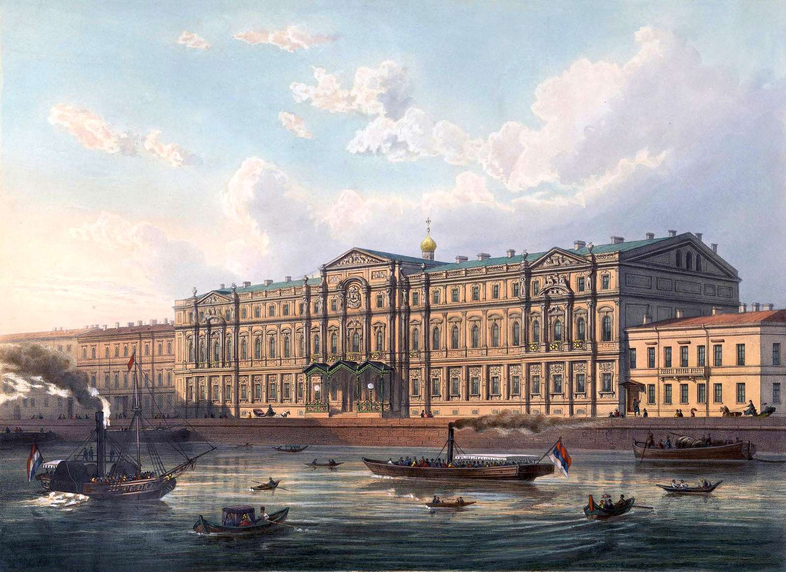Charlemagne-Baudet JM -ca1850- Palatul Mihailovski puzzle online