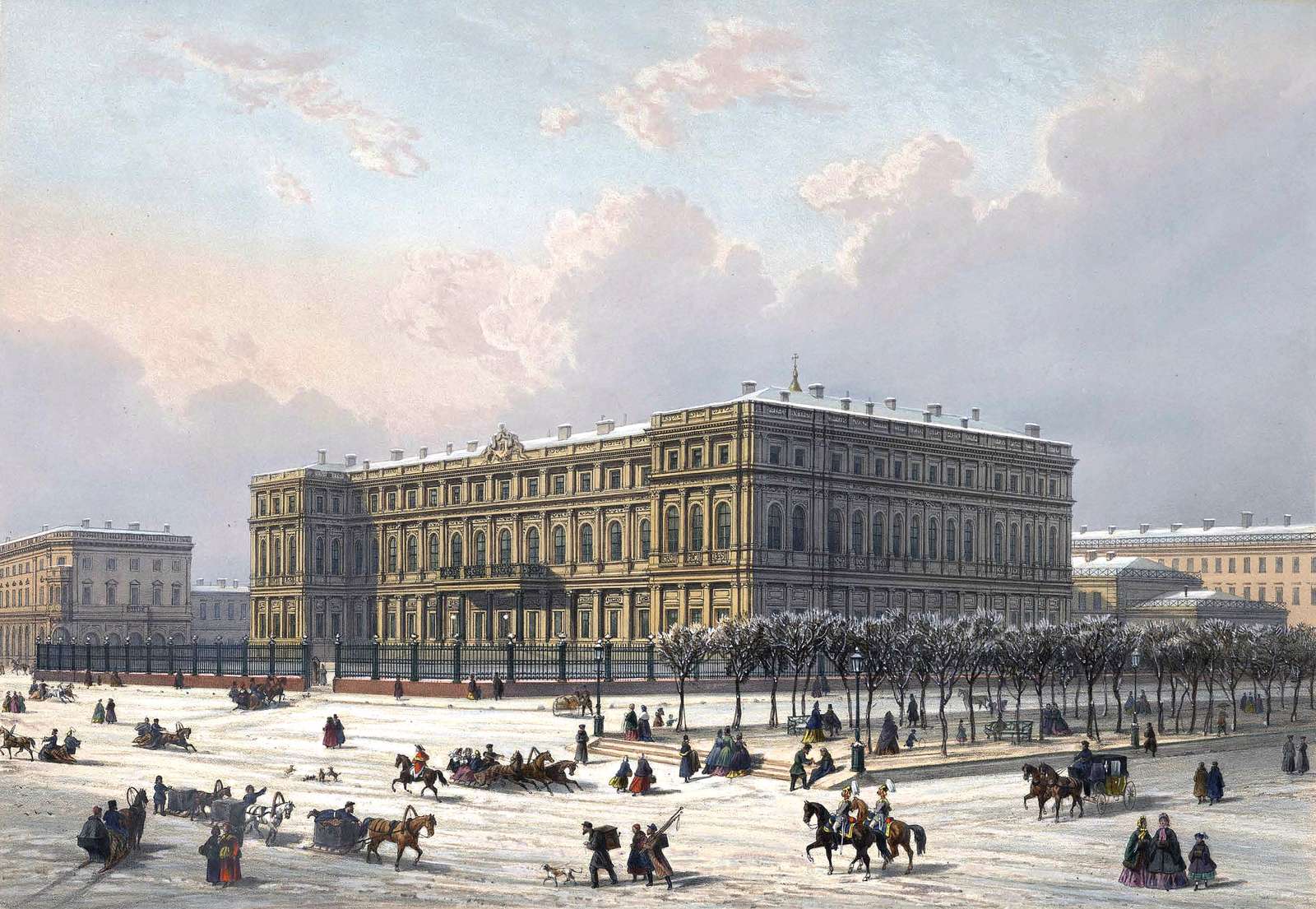 Charlemagne-Baudet JM -ca1850- Palatul Nikolas jigsaw puzzle online