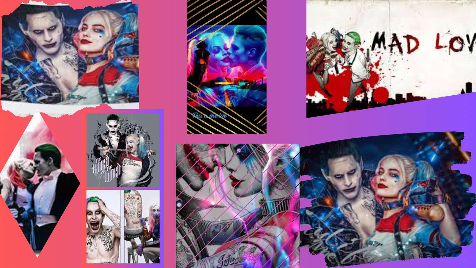 Harley Quinn i  Joker puzzle online