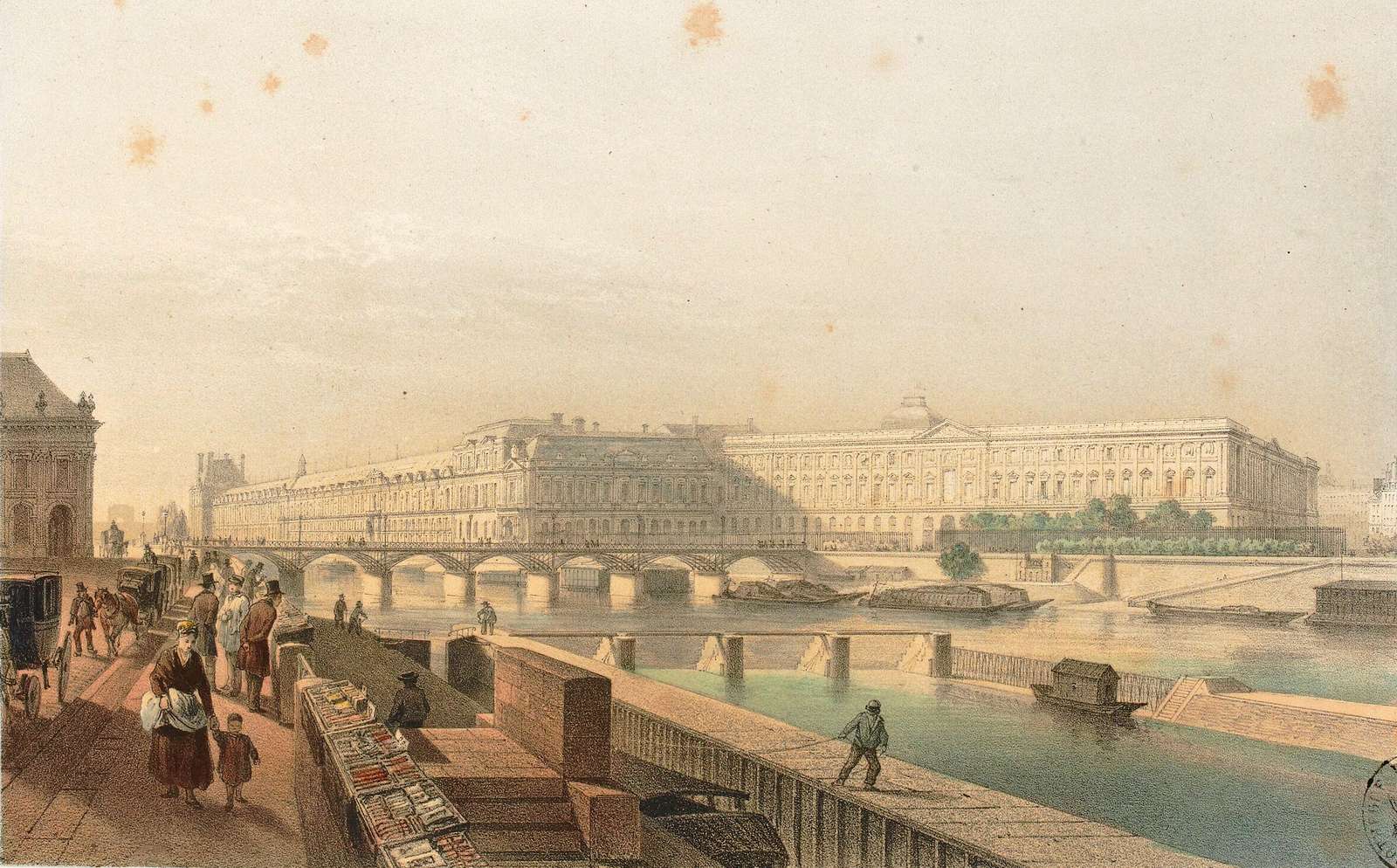 Arnout J -1860- Louvre, Paris jigsaw puzzle online