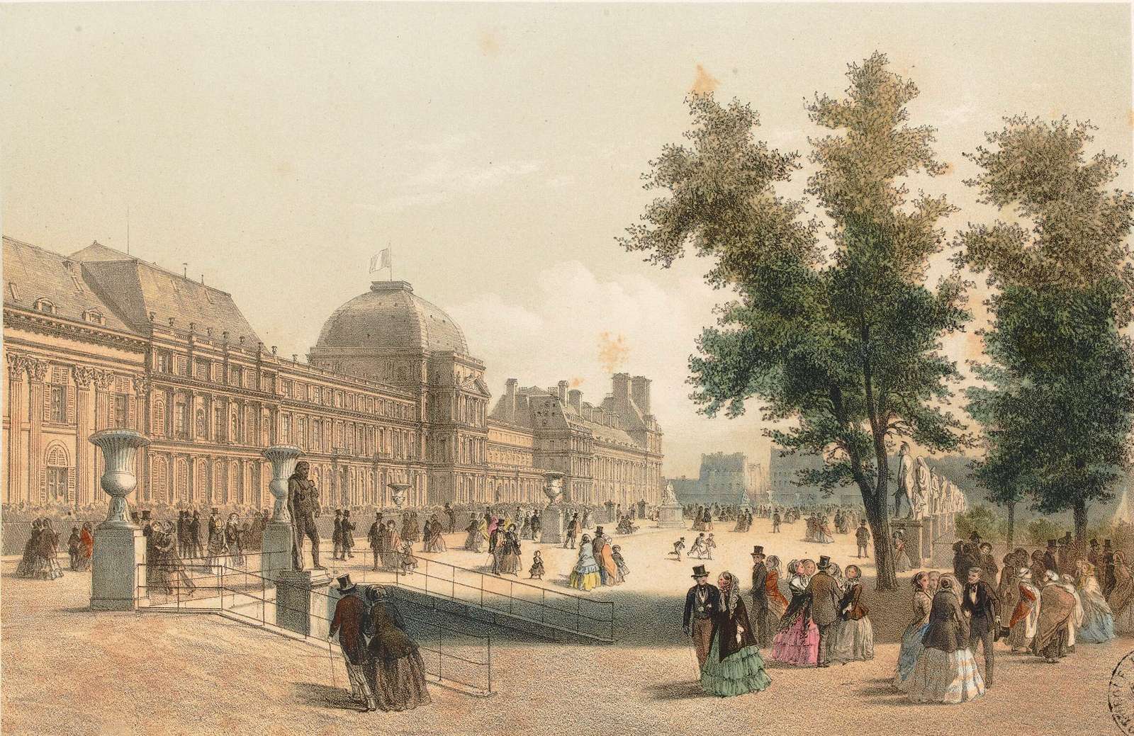 Arnout J -1860- Palais de Tuileries, Paris jigsaw puzzle online