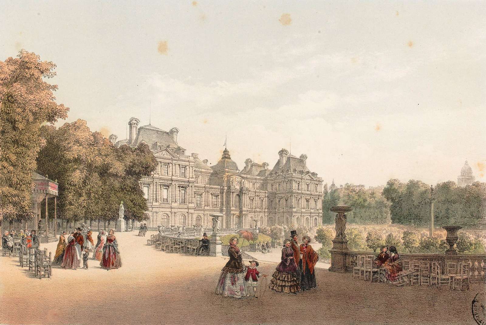 Arnout J -1860- Palais du Luxembourg, Paris Puzzlespiel online