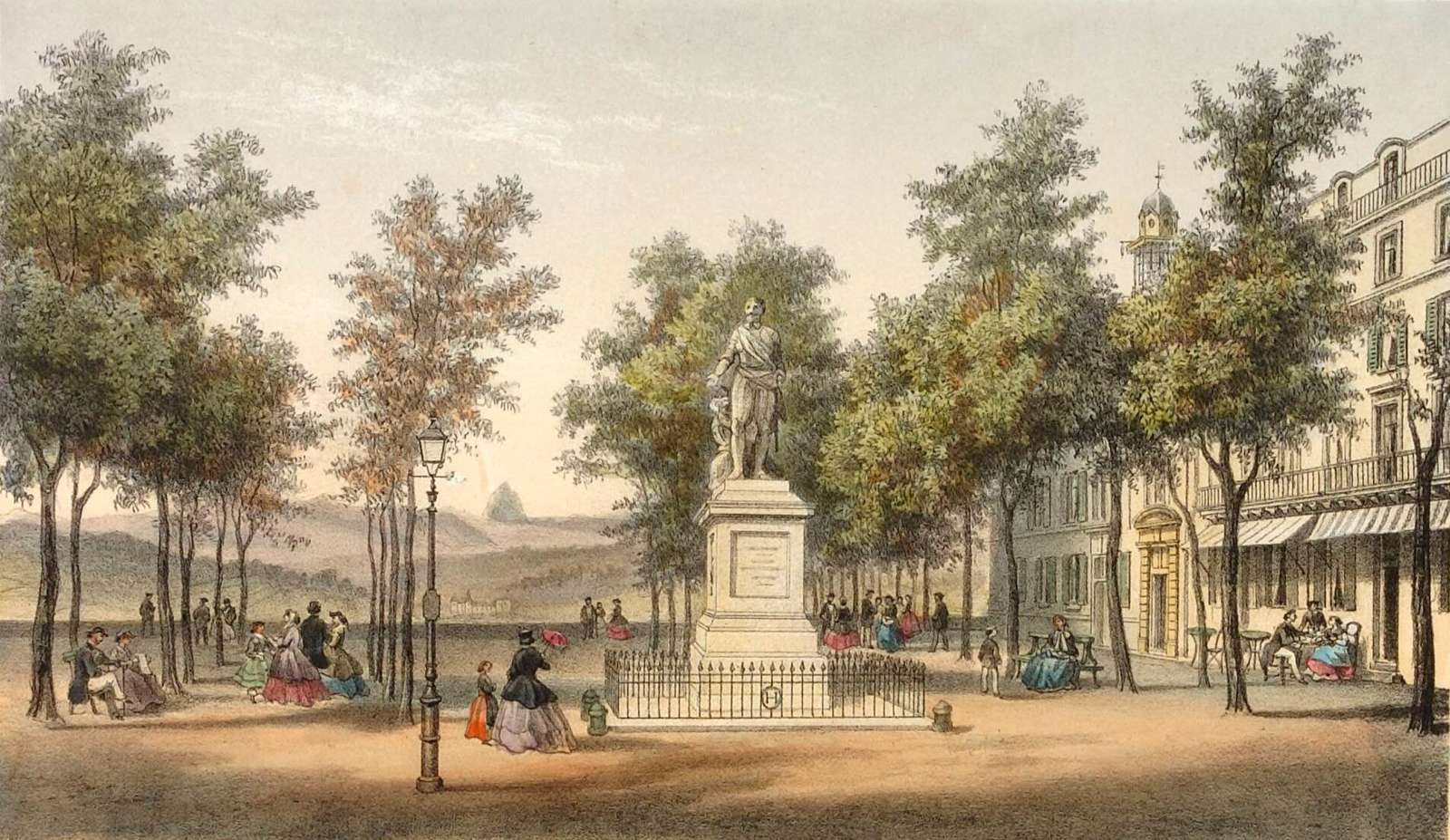 Arnout J -1864- Place Royale, Pau online puzzle