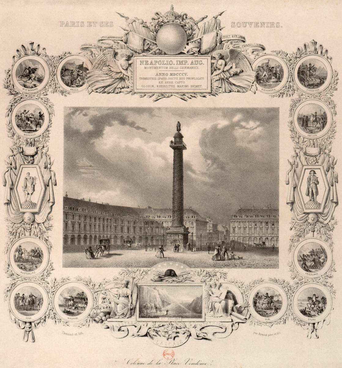 Arnout J -o. Dat. - Colonne de la place Vendôme jigsaw puzzle online