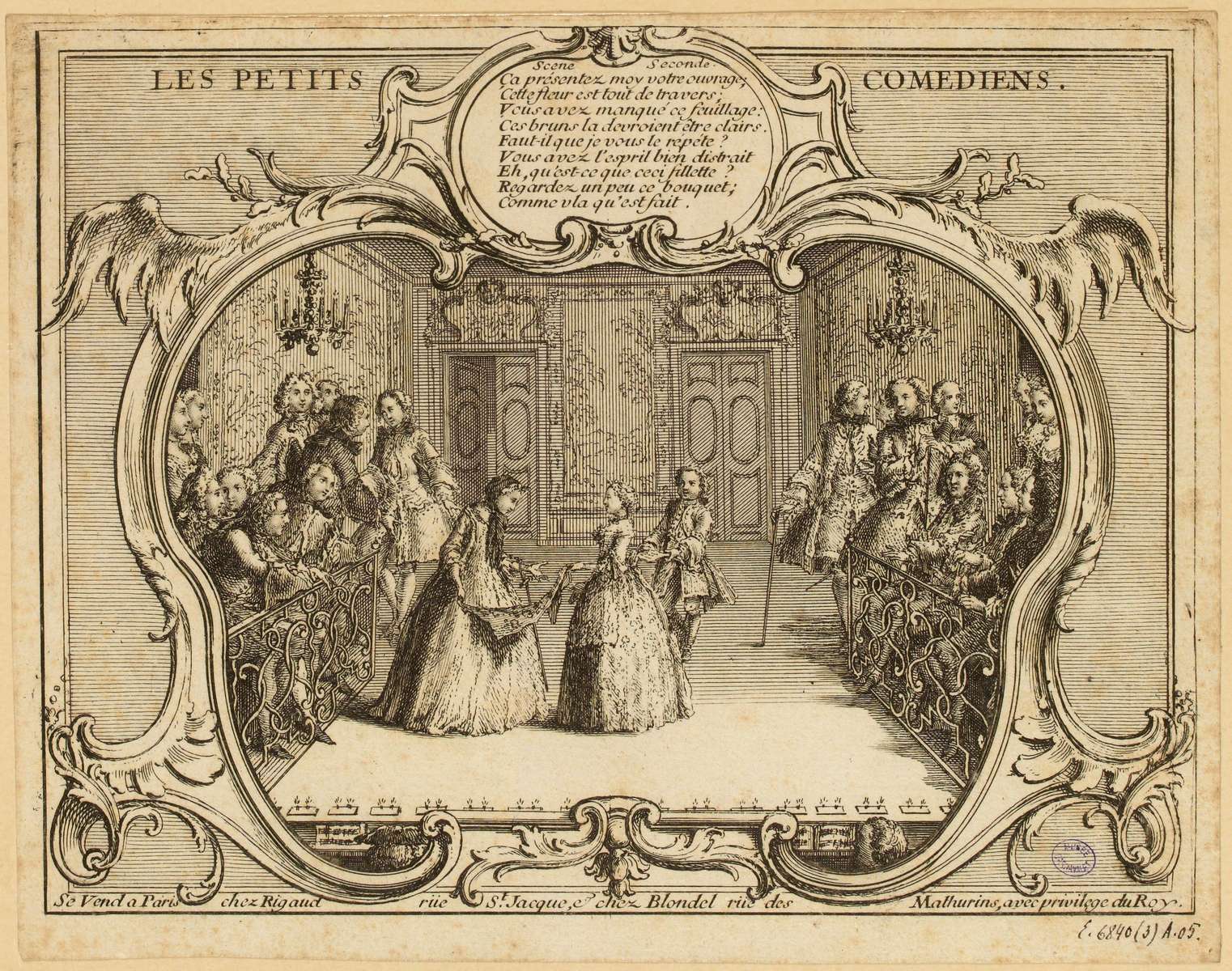 Rigaud J -1680- Les Petits Comédiens-2 jigsaw puzzle online