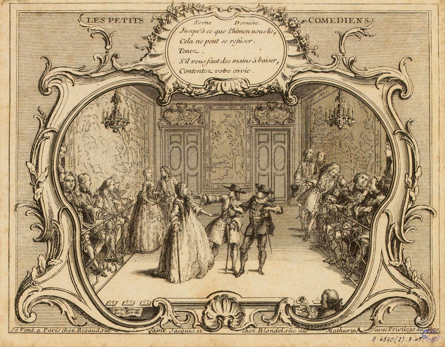 Rigaud J -1680- Les Petits Comédiens-3 online puzzle