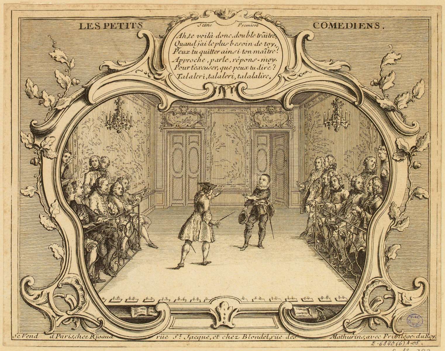 Rigaud J -1680- Les Petits Comédiens-5 online puzzle