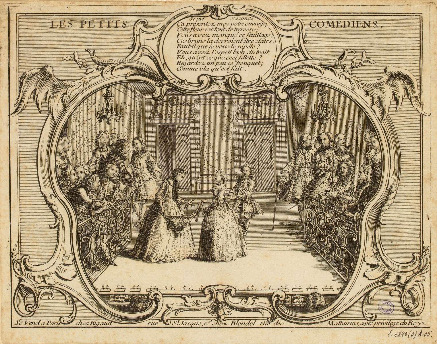 Rigaud J -1680- Les Petits Comédiens-6 online puzzle