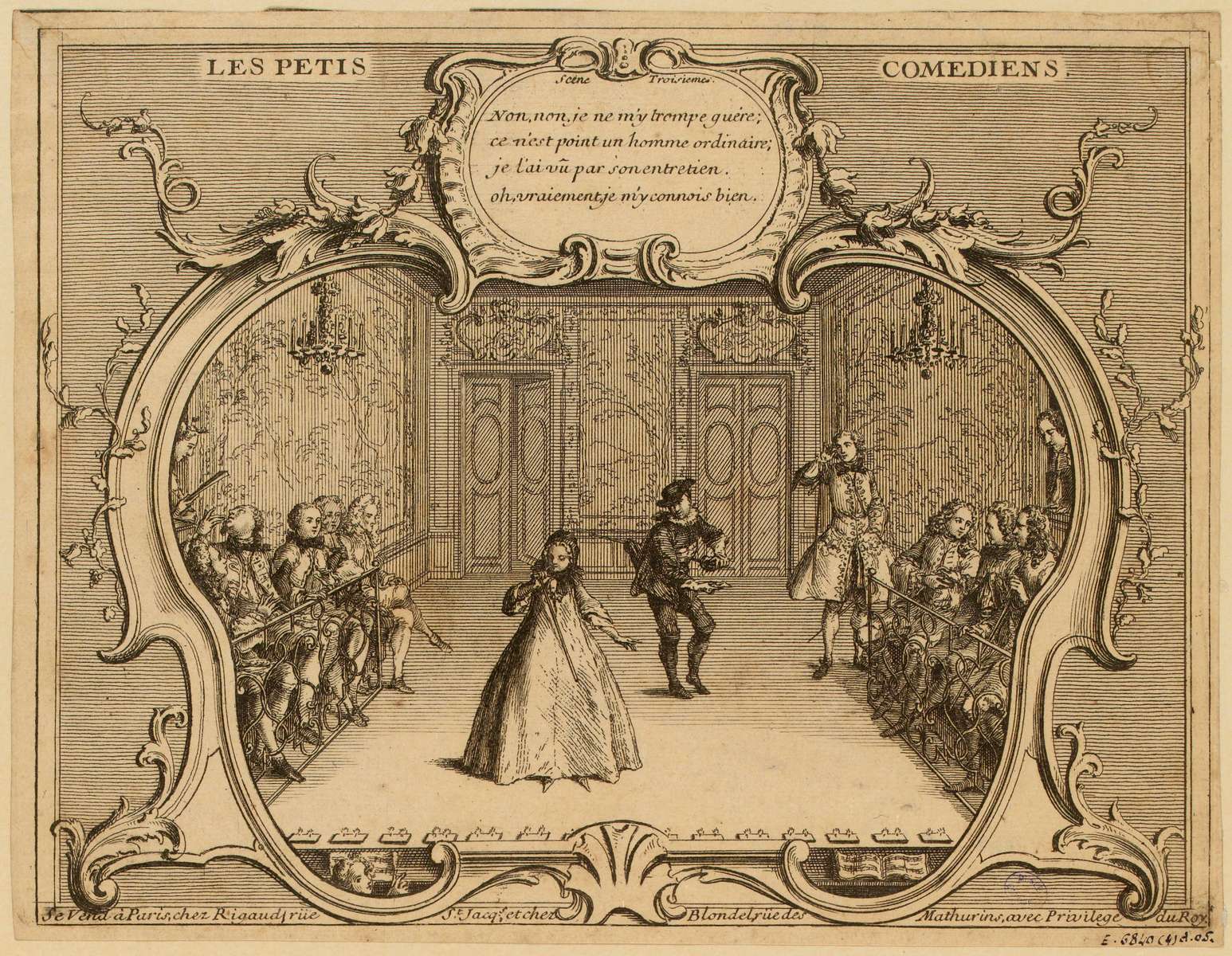 Rigaud J -1680- Les Petits Comédiens-7 jigsaw puzzle online