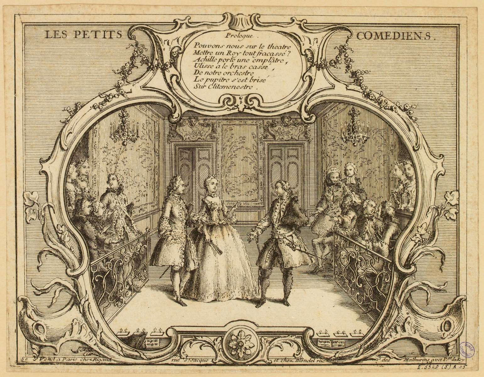 Rigaud J -1680- Les Petits Comédiens-8 online puzzle