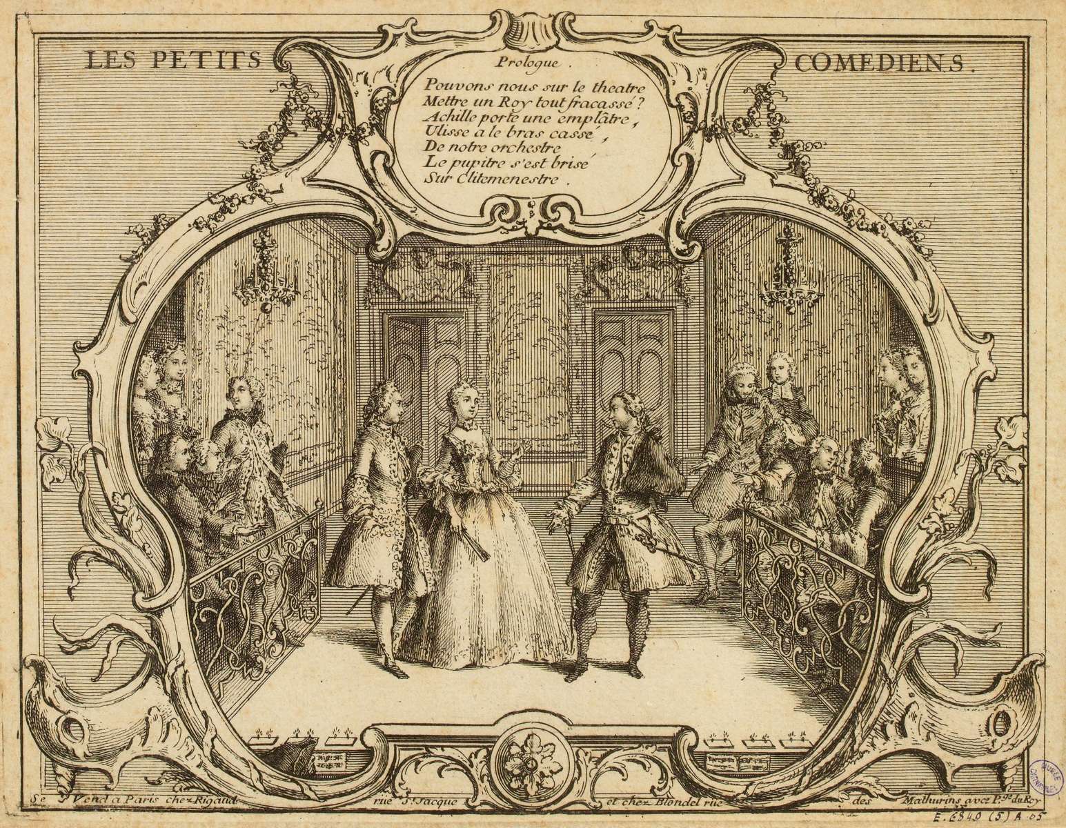 Rigaud J -1680- Les Petits Comédiens-11 online puzzle