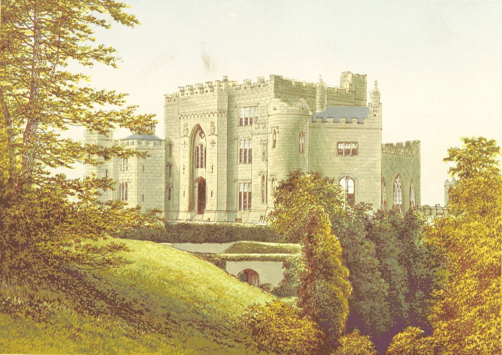 Morris FO -1866- Birr kastély, King's County online puzzle
