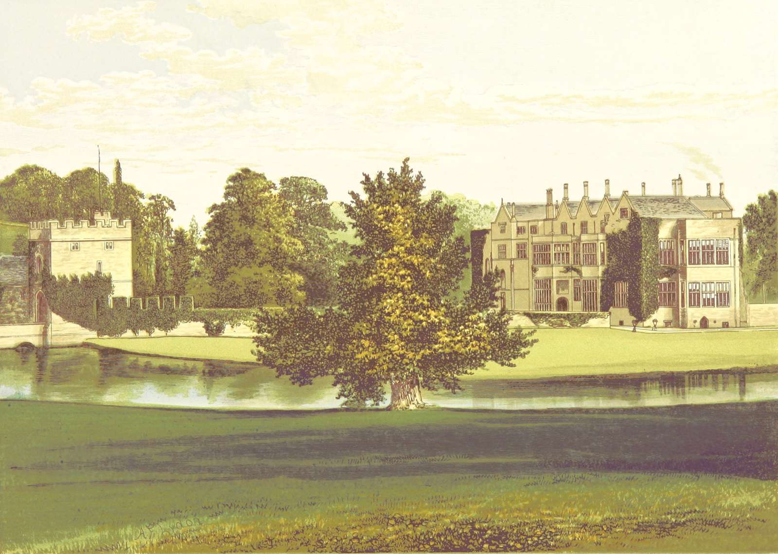 Morris FO -1866- Broughton Castle, Oxfordshire kirakós online