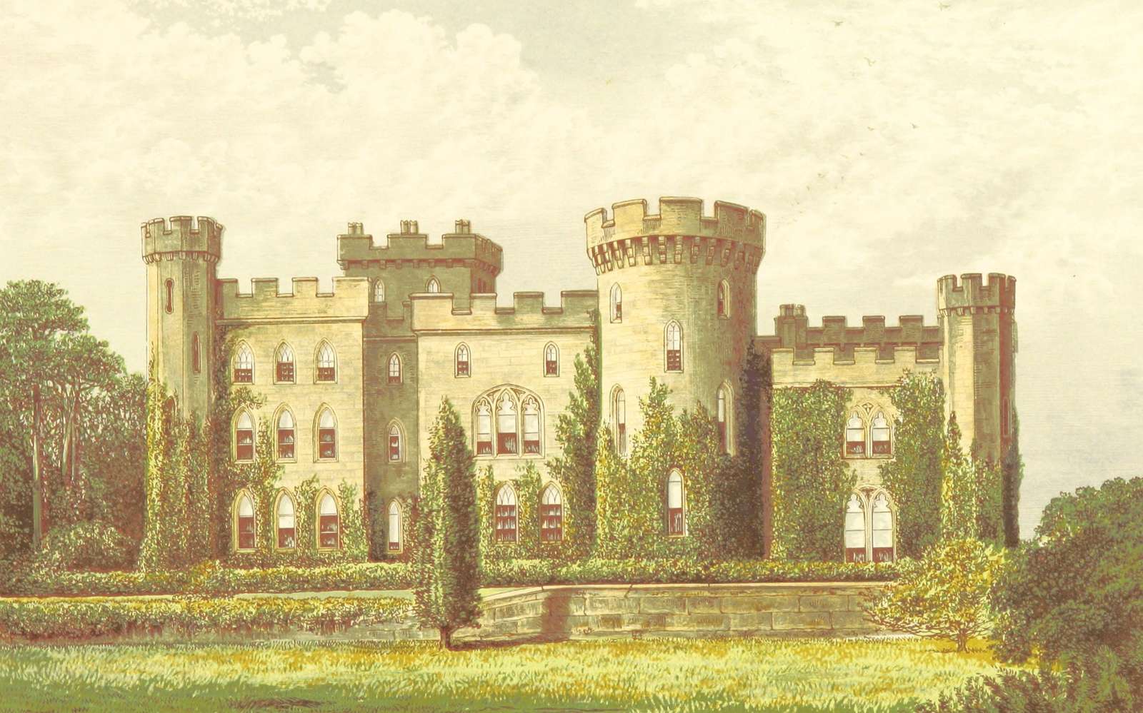 Morris FO -1866- Castelul Cholmondeley, Cheshire jigsaw puzzle online