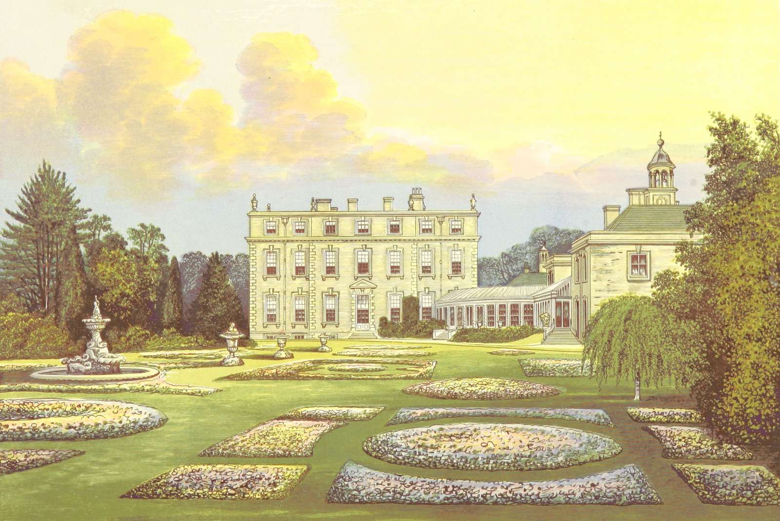 Morris FO -1866- Ditchley House, Oxfordshire online puzzle