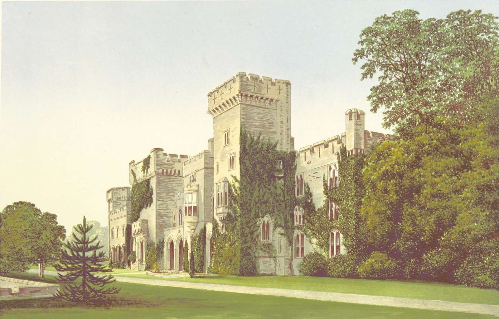 Morris FO -1866- Downton Hall, Shropshire puzzle online