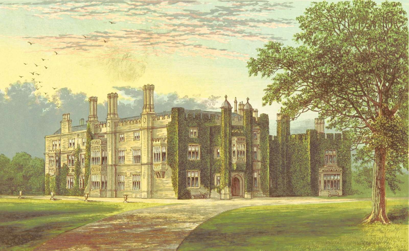 Morris FO -1866- Drakelowe Hall, Derbyshire jigsaw puzzle online