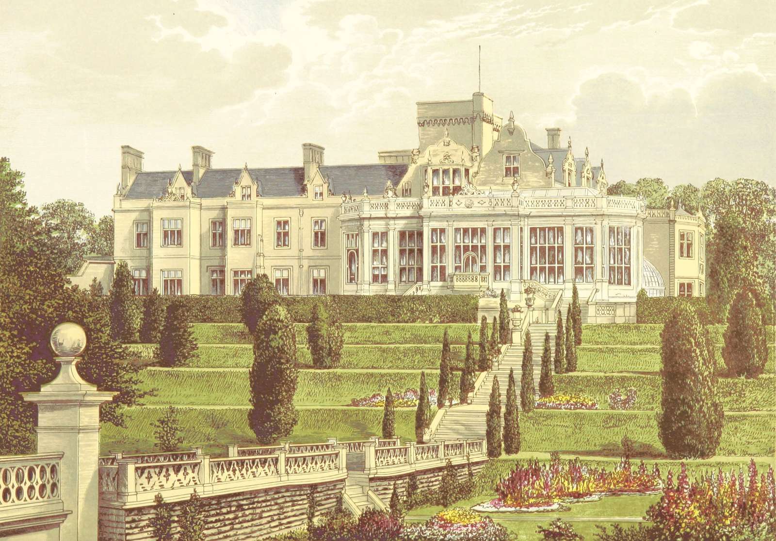Morris FO -1866- Easton Hall, Lincolnshire jigsaw puzzle online